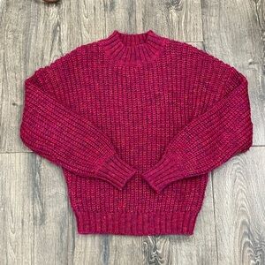 Band of Gypsies fushia Knit Sweater